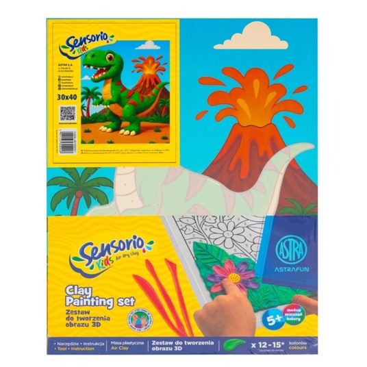 ZESTAW DO TWORZENIA OBRAZU 3D 30X40 DINOZAUR 0948 -zdjęcie numer 1