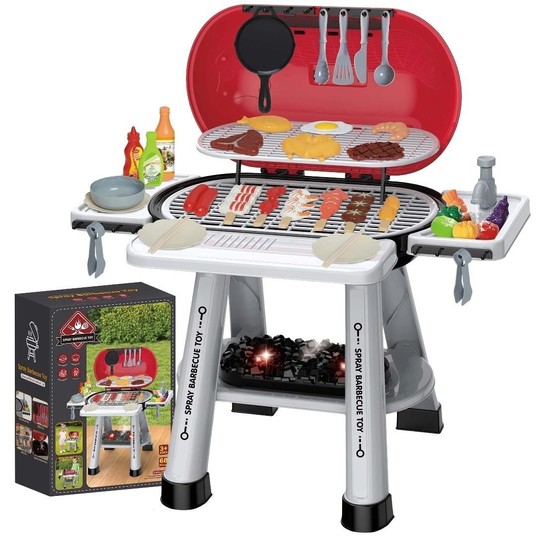 ZESTAW GRILL 68EL. B/O EFEKT PARY 60x48x57CM 4235 -zdjęcie numer 1