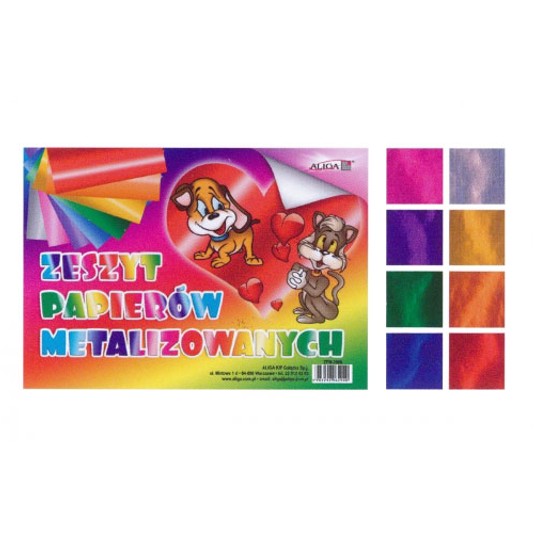 ZESZTY PAPIERÓW METALIZOWANYCH 2900 A'10 -zdjęcie numer 1