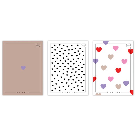 ZESZYT A4/80K KRATA M 70G UV HEARTS 6881 A'5 -zdjęcie numer 1