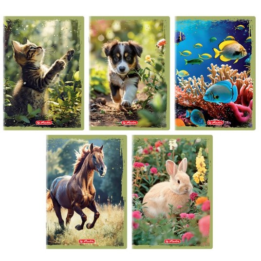 ZESZYT A5/16K HER ANIMALS GŁADKI 400196854 A'20 -zdjęcie numer 1