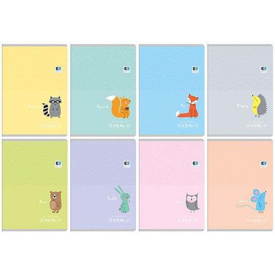 ZESZYT A5/16K KRATA B&B KIDS PASTEL A'20 5549 -zdjęcie numer 1