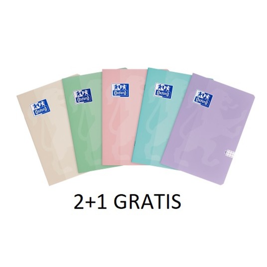 ZESZYT A5/16K KRATA OXF TOUCH PASTEL (2+1) 8856 -zdjęcie numer 1