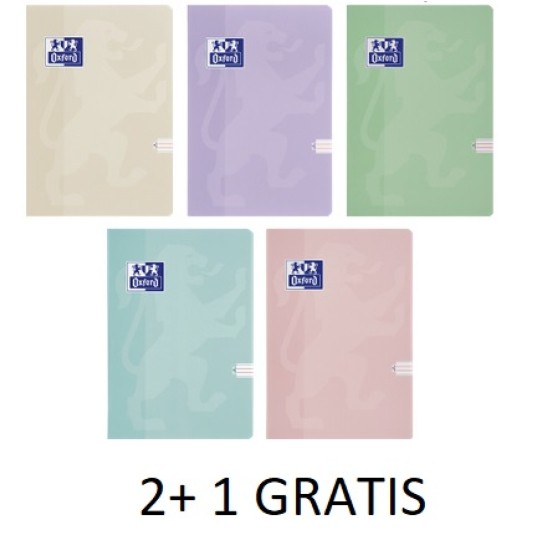 ZESZYT A5/16K LINIA KOLOR OXF PASTEL (2+1) 8931 -zdjęcie numer 1