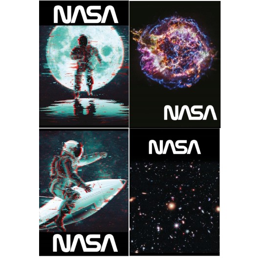 Zeszyt A5/32 krata lamin SPACE ADVENTURE 9782 A'15 -zdjęcie numer 1