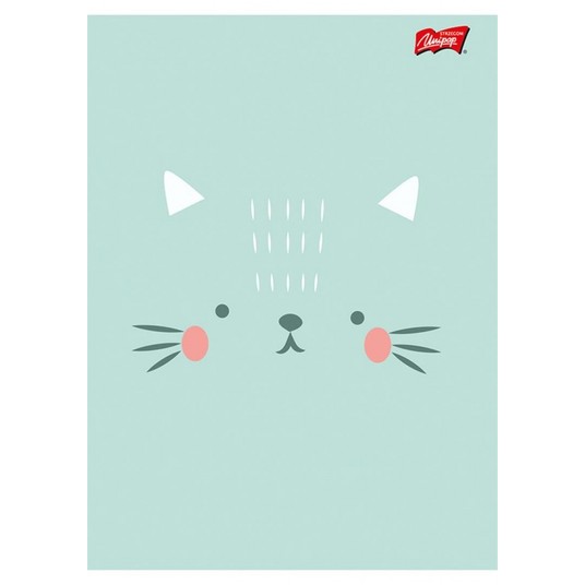 Zeszyt A5/32K krata laminowany CUTE FACE 9720 A'15 -zdjęcie numer 1