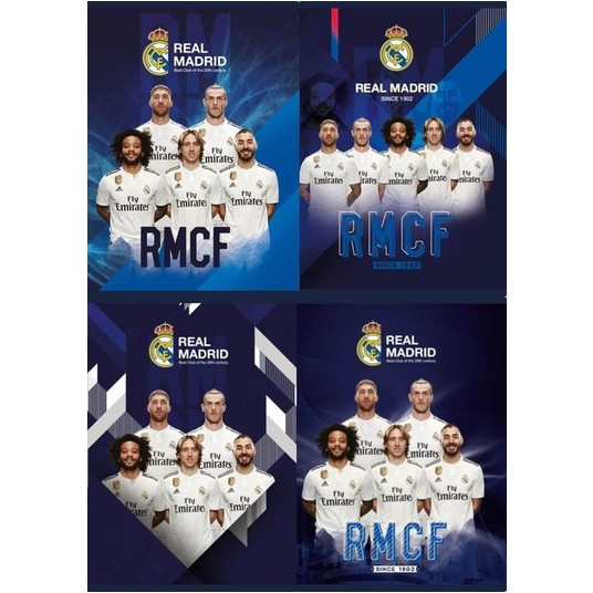 ZESZYT A5/32K LINIA FC REAL MADRID 5 A'10 2198 -zdjęcie numer 1