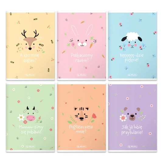 ZESZYT A5/32K LINIA PODW KOL PASTEL CUTE A'10 3925 -zdjęcie numer 1
