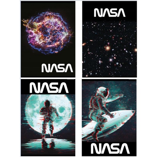 ZESZYT A5/32K LINIA PODWÓ NASA ADVENTU A'15 9799 -zdjęcie numer 1