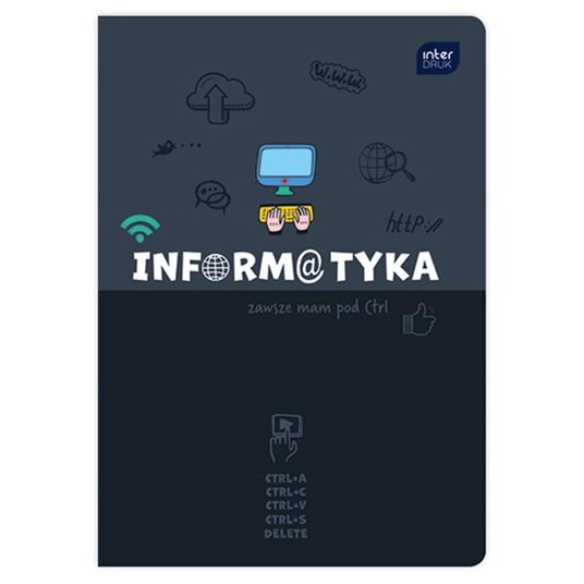 ZESZYT A5/60K KRATA INFORMATYKA HYBRID A'10 0171 -zdjęcie numer 1