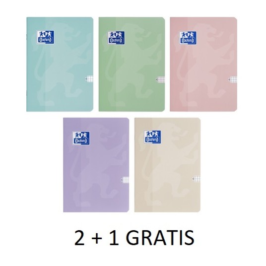 ZESZYT A5/60K KRATA OXF TOUCH PASTEL (2+1) 9099 -zdjęcie numer 1