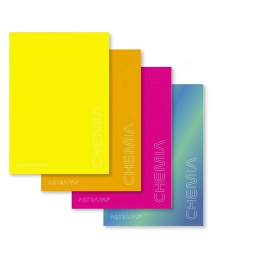 Zeszyt A5/60k kratka ASTRAPAP CHEMIA FLUO 5551 -zdjęcie numer 1