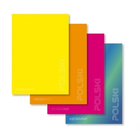 Zeszyt A5/60k linia ASTRAPAP POLSKI FLUO 5612 -zdjęcie numer 1