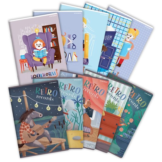 ZESZYT A6/32K KRATKA BOOK/RETRO MIX 400169403 A'12 -zdjęcie numer 1