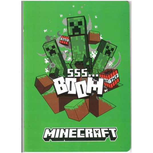 ZESZYT DO NAUKI PISANIA A4/32 MINECRAFT 3863 A'10 -zdjęcie numer 1