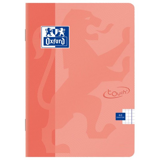 ZESZYT OXF TOUCH PAST A4/60K KRATA KORAL 400151703 -zdjęcie numer 1