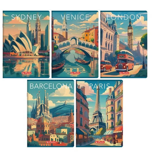 ZESZYT RETRO CITY A5/60K LINIA 70G 400196846 A'10 -zdjęcie numer 1