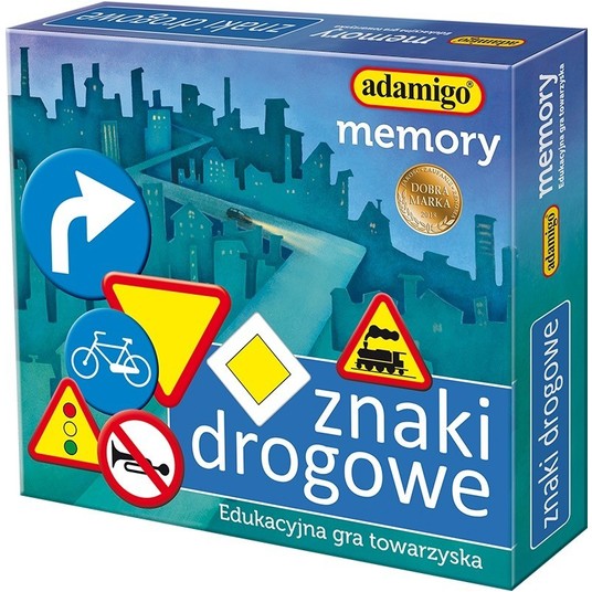 ZNAKI DROGOWE - ADAMIGO MEMORY 7318 -zdjęcie numer 1