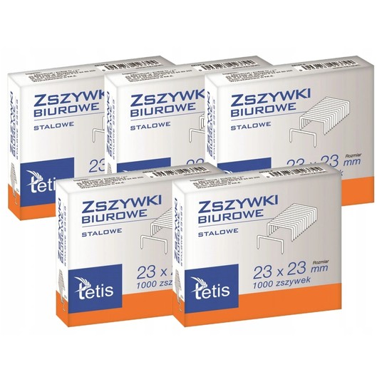 ZSZYWKI BIUR. STAL. 23/23 240KART. GZ103-A 1000SZT -zdjęcie numer 1