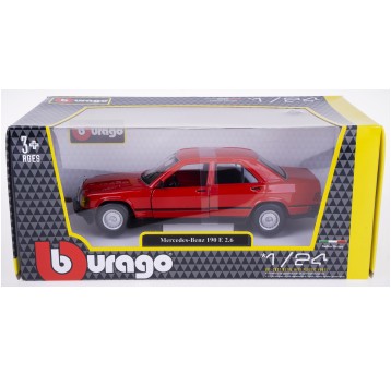 1:24 1987 MERCEDES-BENZ 190E RED 5283
