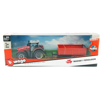 10CM MASSEY FERG. 8740S WITH TIPPING TRAILER 6625