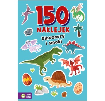 150 naklejek. Dinozaury i smoki 8085