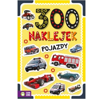 300 naklejek w2. Pojazdy 9788382991581