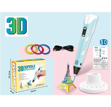 3D PEN PIÓRO+FILAMENT,STOJAK,KABEL USB 1345