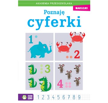 Akademia przedszkolaka. Poznaję cyferki NW 0433
