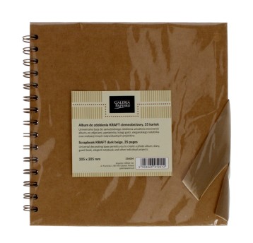 ALBUM DO ZDOBIENIA KRAFT C.BEŻOWY 205X205 MM 35K