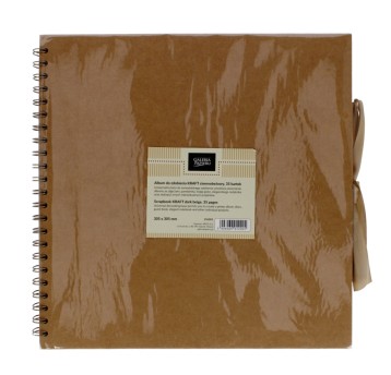 ALBUM DO ZDOBIENIA KRAFT C.BEŻOWY 305X305 MM,35 K