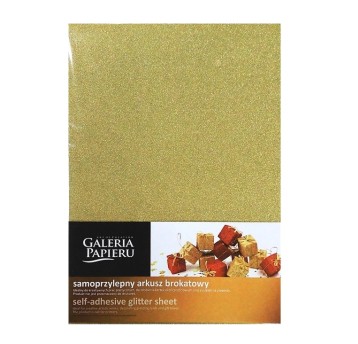 ARKUSZ SAMOPRZY.BROKATOWY ANTYCZNE ZŁOTO A4 (10)