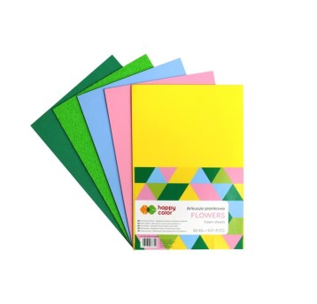 ARKUSZE PIANKOWE A4/ 5 ARK./5 KOL. FLOWER 8754