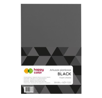 ARKUSZE PIANKOWE A4/ 5 ARK. CZARNY 8877