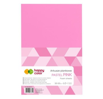 ARKUSZE PIANKOWE A4/ 5 ARK.RÓŻ PASTEL 8815