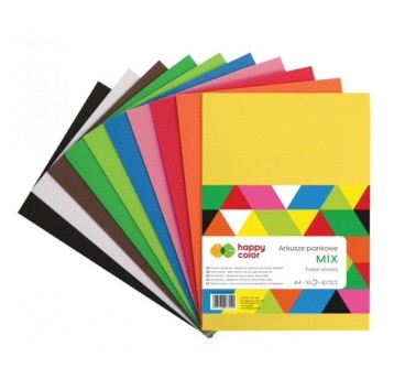 ARKUSZE PIANKOWE A4 MIX KOLOR 8 ARK 1450