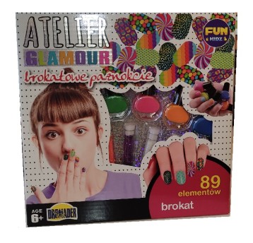 ATELIER GLAMOUR BROKATOWE PAZNOKCIE 9991