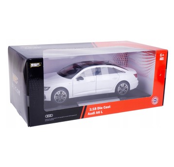 AUDI A6L 1:18 METAL ŚW/DŹW W PUDEŁKU 2031
