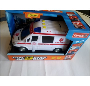 AUTO AMBULANS B/O ŚWIATŁO DŹWIĘK 9522