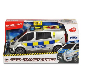 AUTO DICKIE SOS N POLICJA FORD TRANSIT 28 CM 3541