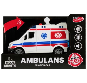 AUTO POGOTOW B O 19X13X9 MOJE MIASTO 1987