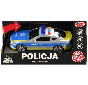 AUTO POLICJA B O 21X11X8 MOJE MIASTO 1970