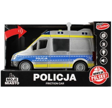 AUTO POLICJA B/O 27X17X12 MOJE MIASTO 1868