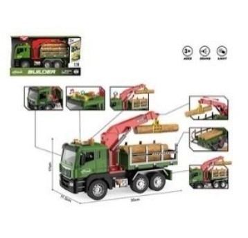 AUTO PRZEWÓZ DREWNA Z DŹWIĘKIEM 1:10 2747