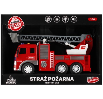 AUTO STRAZ B/O WODA 34X23X12 MOJE MIASTO 4783