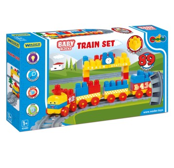 BABY BLOCKS KOLEJKA 89EL.
