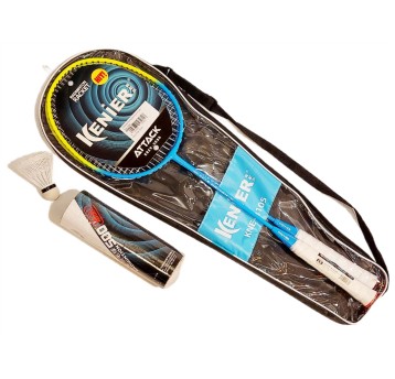 BADMINTON 5SZT LOTEK + POKROWIEC 2817