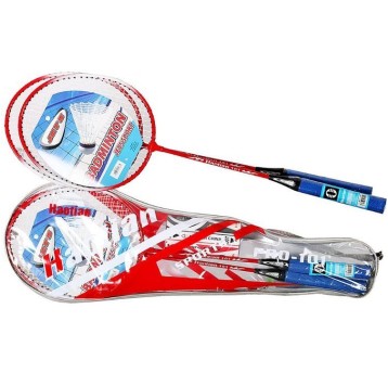 Badminton zestaw + lotki w pokrowcu 4092