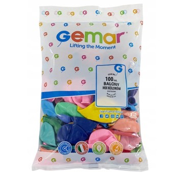 BALON G90 PASTEL MIX (100) 8013