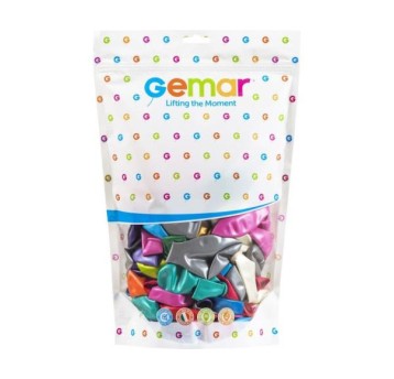 BALON METAL 10" MIX KOLORÓW (50) 8204